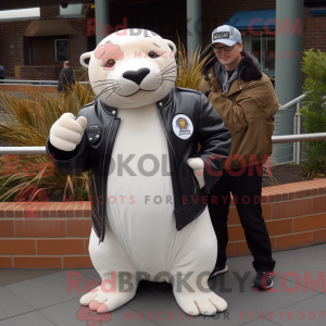 White Sea Lion mascot...