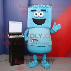 Disfraz de mascota Sky Blue...