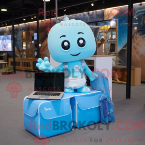 Disfraz de mascota Sky Blue...
