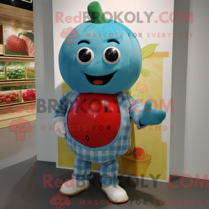 Cyan Tomato Maskottchen...