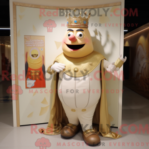 Tan King maskotdraktfigur...