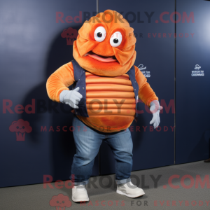 Oranje Trilobite maskot...