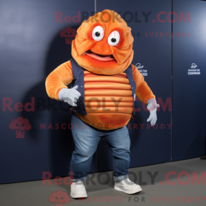 Oransje Trilobite maskot...