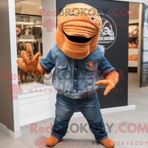 Oranje Trilobite maskot...