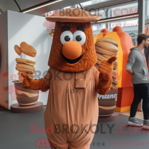 Brown Currywurst mascot...