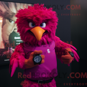 Magenta Harpy mascot...