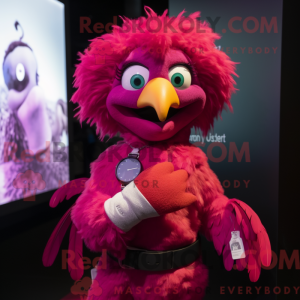 Magenta Harpy maskot...