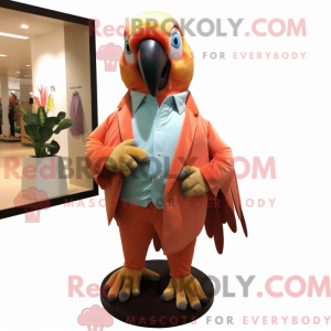 Peach Parrot Maskottchen...