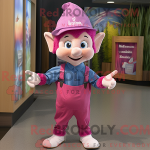 Postava maskota purpurového...