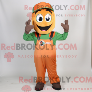 Olive Orange mascot costume...