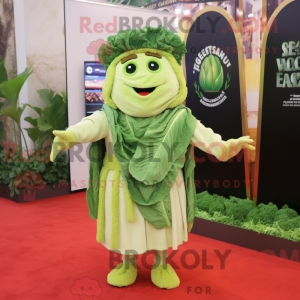 Grøn Caesar Salat maskot...