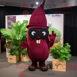 Maroon Beet Maskottchen...