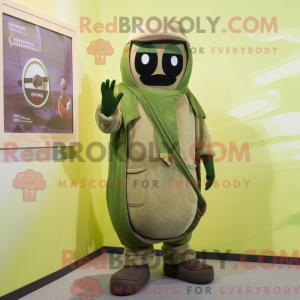 Olive Phone maskot kostume...