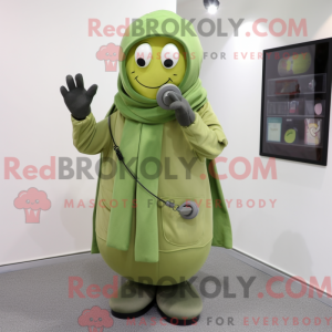 Olive Phone maskot kostume...
