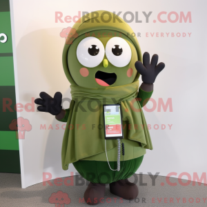 Maskotkostymefigur Olive...
