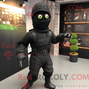 Figura de granatmaskotdrakt...
