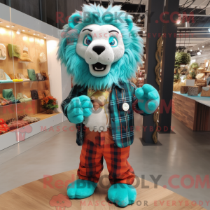 Costume de mascotte de Lion...