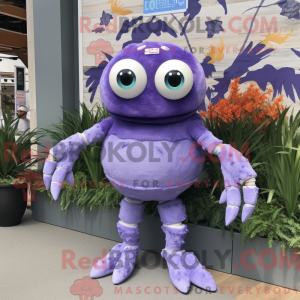 Lavender Crab Cakes mascot...