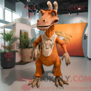 Rust Parasaurolophus mascot...