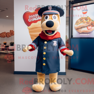 Navy Hot Dogs mascot...