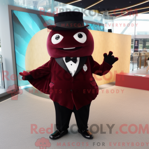 Maroon Tuna mascot costume...