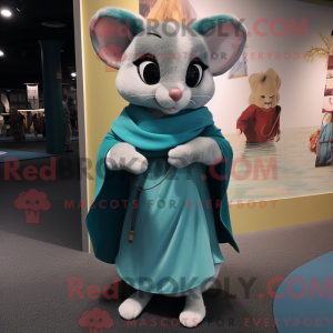 Teal Dormouse mascot...