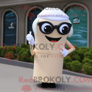 Beige Soda Can mascot...