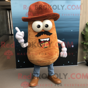 Rust Burgers mascot costume...