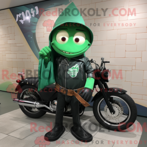 Green Magician mascot...