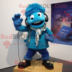 Blue Phone maskot kostyme...