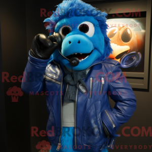 Blue Phone maskot kostyme...