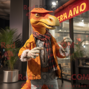 Velociraptor-Maskottchen-Ko...