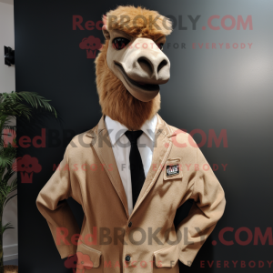 Brown Camel mascot costume...