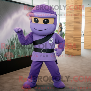 Lavender Ninja mascot...