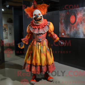 Rust Evil Clown mascot...