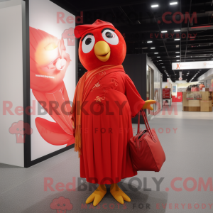 Red Canary Maskottchen...