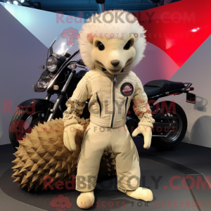 Cream Pangolin mascot...