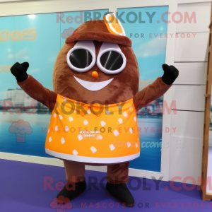 Peach Chocolate Bars mascot...