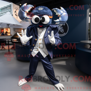 Navy Crab maskot kostume...