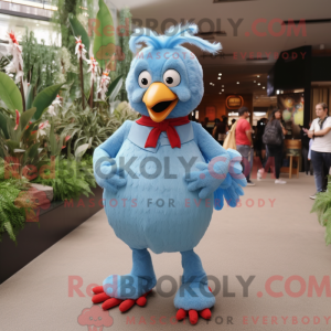 Sky Blue Roosters mascot...