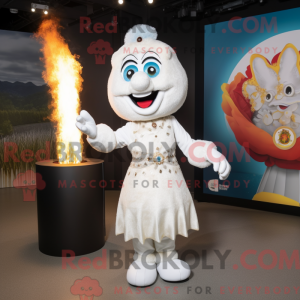 Postava maskota White Fire...