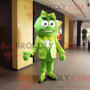 Lime Green Goulash mascot...