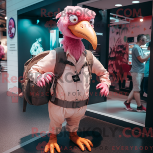 Pink Dodo Bird mascot...