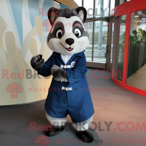 Navy Badger mascot costume...