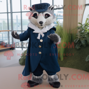 Navy Badger mascot costume...