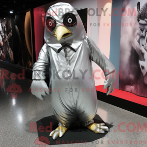 Silver Penguin mascot...