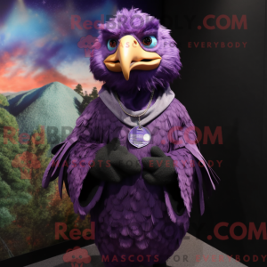 Purple Vulture mascot...