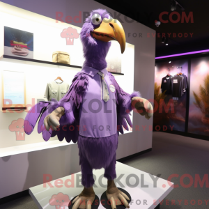 Purple Vulture mascot...