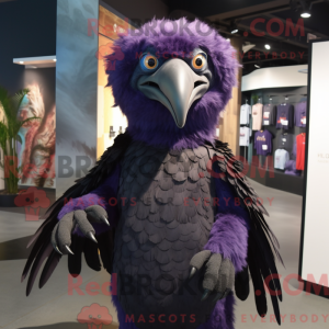 Purple Vulture mascot...