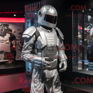 Silver Gi Joe mascot...